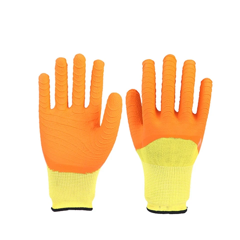 13 Needle Yellow Polyester Orange Latex Wavy Semi-hanging