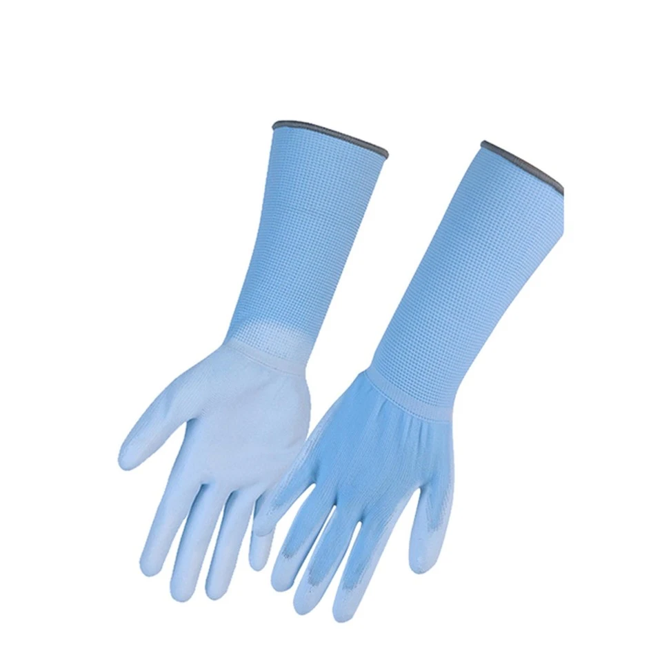 13 Needle Blue Lengthened Polyester White PU