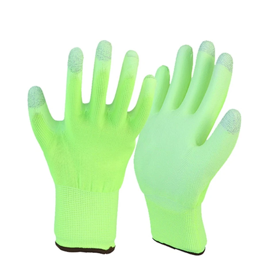 13G POLYESTER SHELL, PU COATED GLOVE