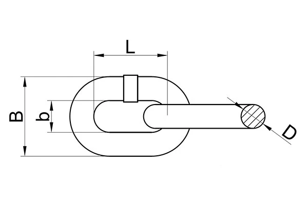 AUSTRALIAN STANDARD SHORT LINK CHAIN