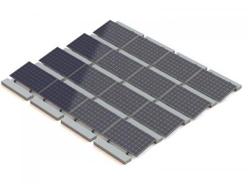 Rail-Free Ballasted Flat Mounting System