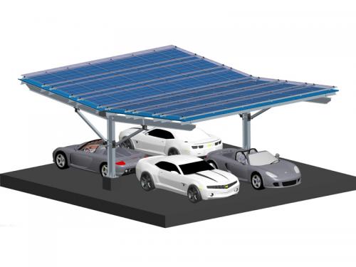 Steel Carport Solar Mounting System
